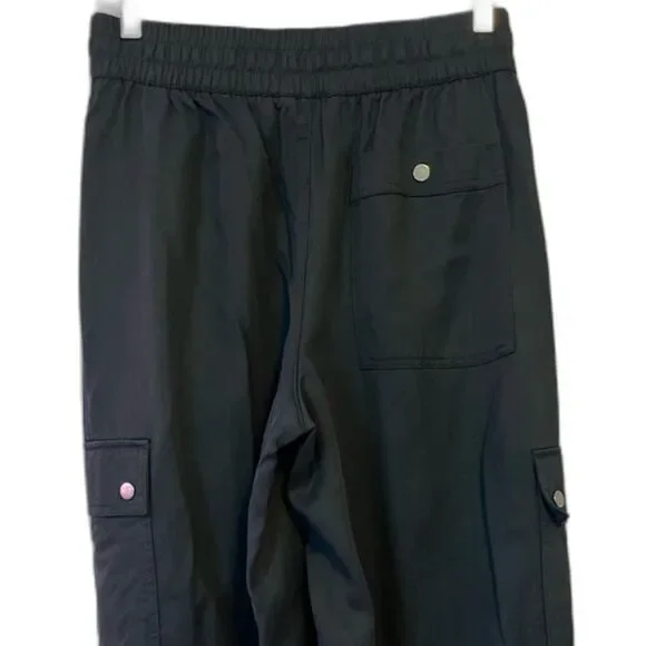 Athleta Celestial High Rise Utility Pant Cargo Black XS Tall Athleisure Travel - Picture 6 of 8